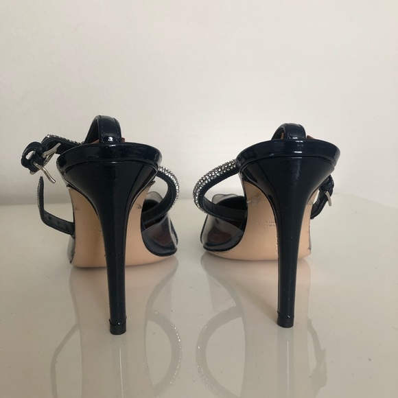 Self-portrait Mika crystal embellished sparkle glitter pointy toe heels - Picture 5 of 12